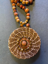 Load image into Gallery viewer, ARTIST CORNER Handmade Pinestraw Pendant Jewelry by Elaine Tanner
